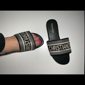 Rep Christian Dior sandals size 37 (7us) but actually fit like a 6.5us in women